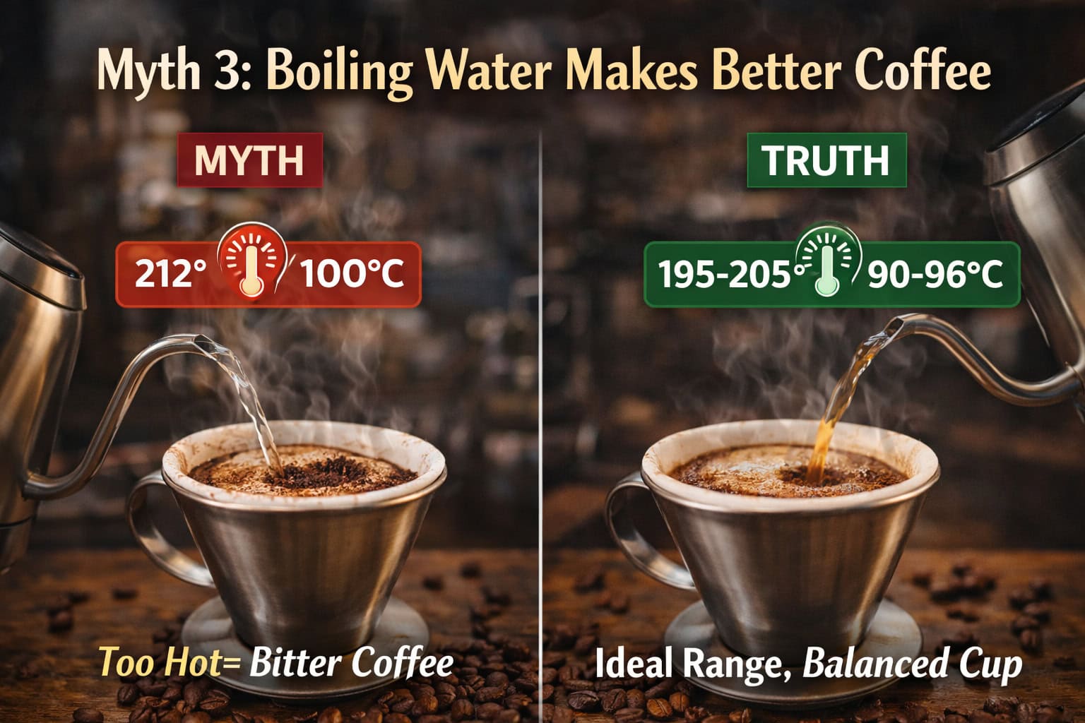 Boiling Water Makes Better Coffee