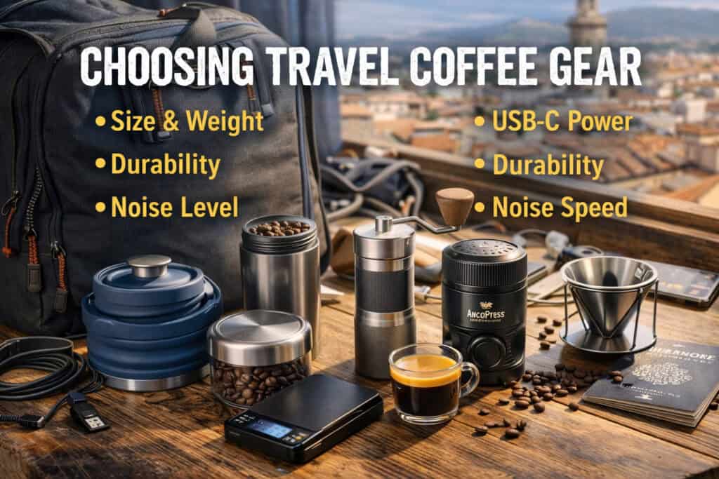 Choosing Travel Coffee Gear
