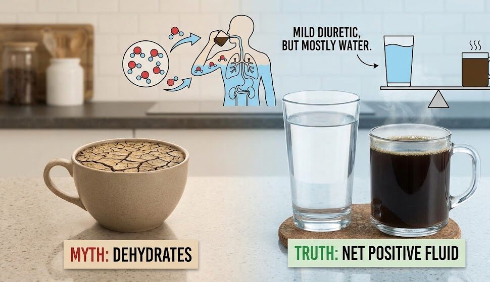 Coffee Dehydrates You