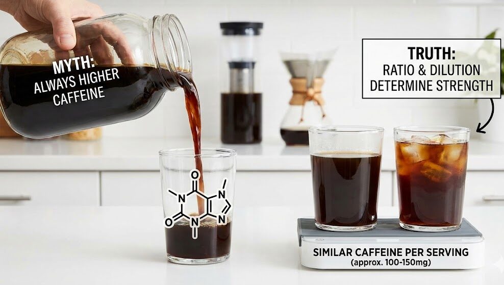 Cold Brew Is Always Higher in Caffeine
