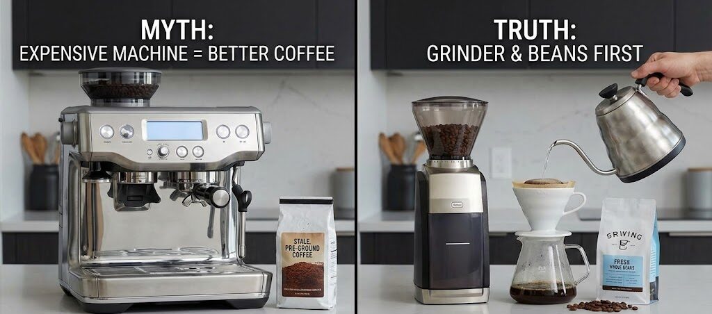 Expensive Machines Make Better Coffee