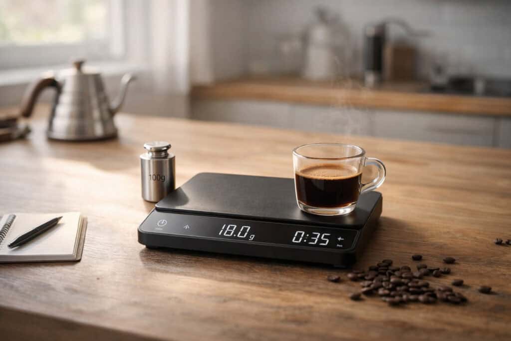 How We Tested These Coffee Scales