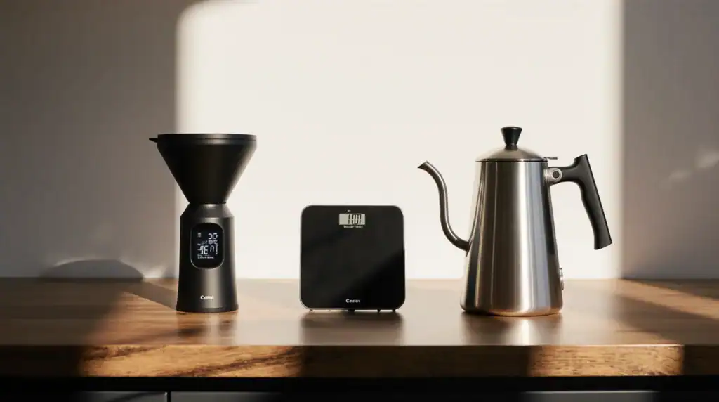 Premium coffee gear setup