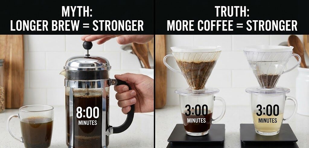 Stronger Coffee Just Means Longer Brew Time