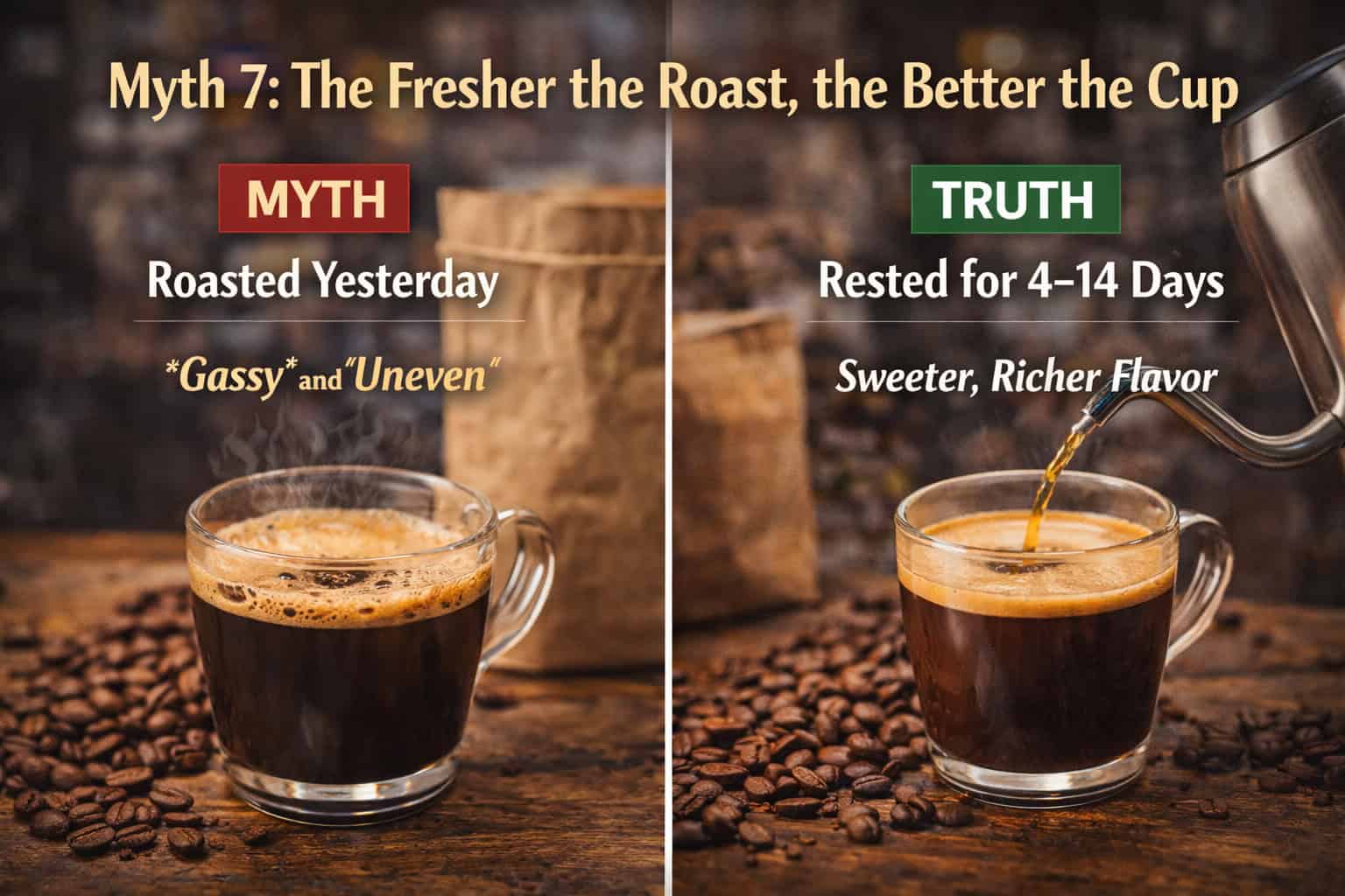 The Fresher the Roast, the Better the Cup