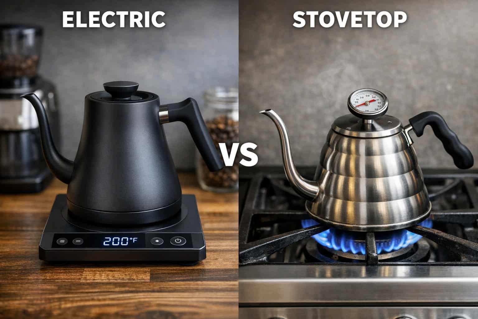 Electric vs. stovetop
