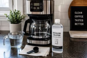 Coffee maker descaling